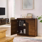 Credenza MAYEERTY Walmut Buffet con 2 fori per cavi per corridoio sala da pranzo