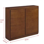 Credenza MAYEERTY Walmut Buffet con 2 fori per cavi per corridoio sala da pranzo