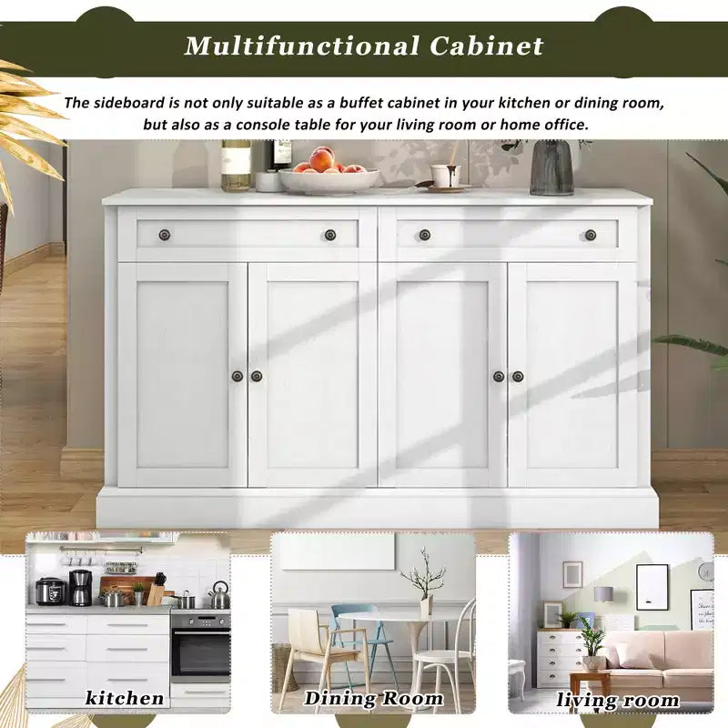 Buffet GDFStudio Philip 58 avec tiroirs et étagères réglables