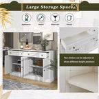 Buffet GDFStudio Philip 58 avec tiroirs et étagères réglables