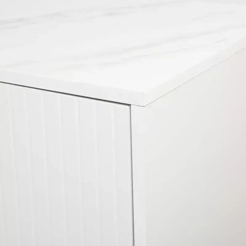 Buffet de salle à manger moderne GDFStudio Gracie 60 avec étagères réglables et portes