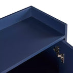 GDFStudio Truda Credenza/Mobile Buffet Moderno da 120 cm con Ripiani Regolabili e Gambe in Metallo Dorato