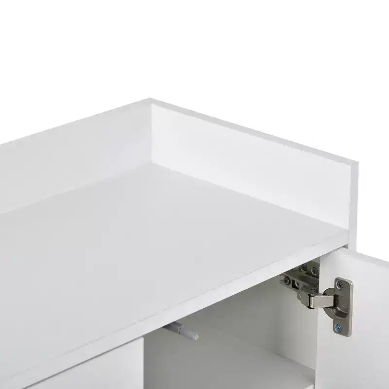 GDFStudio Truda Credenza/Mobile Buffet Moderno da 120 cm con Ripiani Regolabili e Gambe in Metallo Dorato