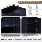 GDFStudio Truda Credenza/Mobile Buffet Moderno da 120 cm con Ripiani Regolabili e Gambe in Metallo Dorato
