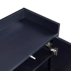 GDFStudio Truda Credenza/Mobile Buffet Moderno da 120 cm con Ripiani Regolabili e Gambe in Metallo Dorato
