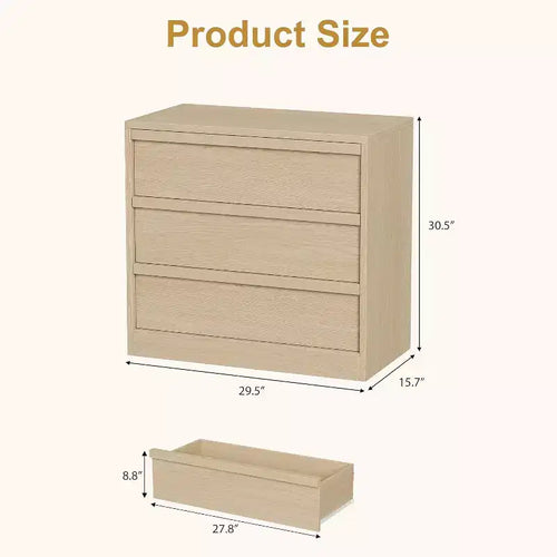 Commode 4 tiroirs pour chambre à coucher, commode moderne et simple, commode de rangement en bois avec tiroirs profonds pour salon, couloir, entrée.