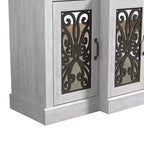 Credenza larga Galano Calidia a 4 ante - Quercia grigia polverosa