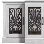Credenza larga Galano Calidia a 4 ante - Quercia grigia polverosa