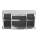 Credenza larga Galano Calidia a 4 ante - Quercia grigia polverosa