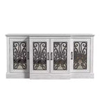 Credenza larga Galano Calidia a 4 ante - Quercia grigia polverosa