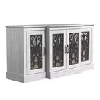 Credenza larga Galano Calidia a 4 ante - Quercia grigia polverosa
