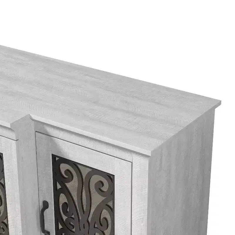 Credenza larga Galano Calidia a 4 ante - Quercia grigia polverosa
