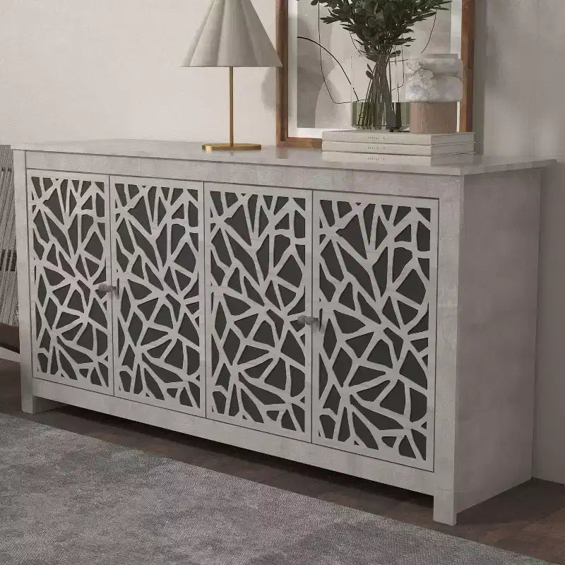 Credenza a 4 ante Galano Culbreath - Rovere Grigio Polveroso