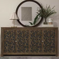Galano Culbreath 4 Door Sideboard - Knotty Oak