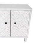 GDFStudio Sophia Buffet moderne de 152 cm avec 4 portes et étagères réglables