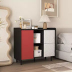 Okak Mobile Buffet Moderno, Credenza con 1 Anta e 2 Cassetti, Mobile Bar per Soggiorno, Ingresso, Corridoio, Ufficio