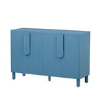 Meuble de rangement en bois Okak, buffet avec 4 portes et 4 étagères, meuble de rangement pour salon, salle à manger, cuisine