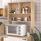 Madia in legno Okak, Mobile Bufft con 4 ante e 2 cassetti, Armadietto contenitore per soggiorno, sala da pranzo, cucina