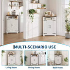 22 Mobiletto Angolare Piccolo ad Angolo a Triangolo per Bagno, Cucina, Soggiorno, Bianco