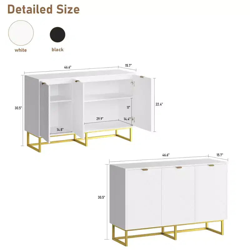 Mobile credenza moderno da 80 cm, armadietto contenitore in legno con ante a spina di pesce e ripiano, tavolo consolle credenza per sala da pranzo e soggiorno