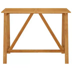 vidaXL Salon de bar de jardin avec table de bar et tabourets, mobilier de jardin avec coussins – Noir, 5 pièces
