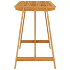 vidaXL Salon de bar de jardin avec table de bar et tabourets, mobilier de jardin avec coussins – Noir, 5 pièces