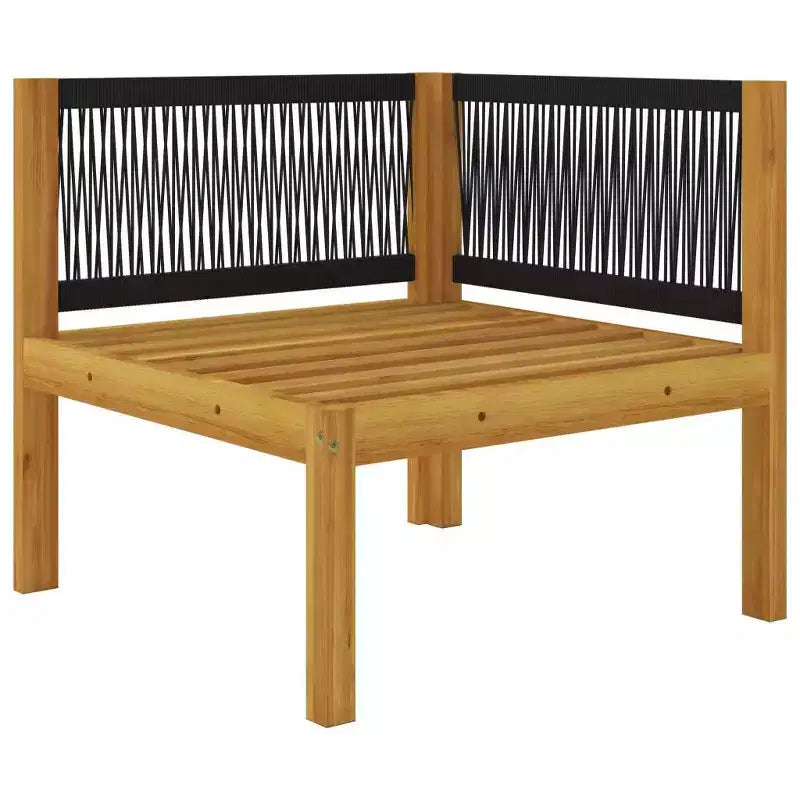 vidaXL Set Divani da Giardino Divano Componibile da Esterno con Cuscini in Legno Massello di Acacia