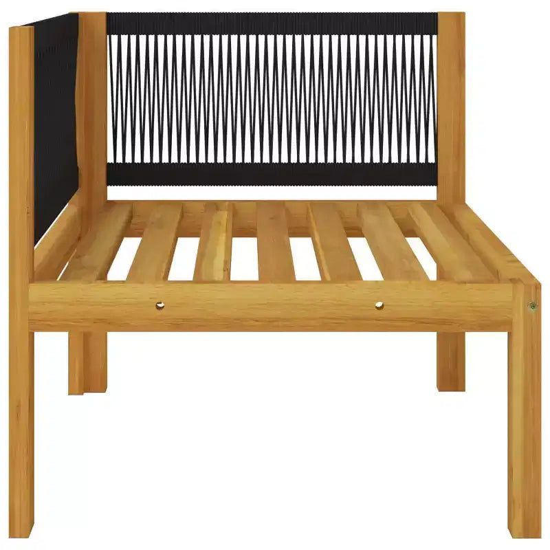 vidaXL Set Divani da Giardino Divano Componibile da Esterno con Cuscini in Legno Massello di Acacia