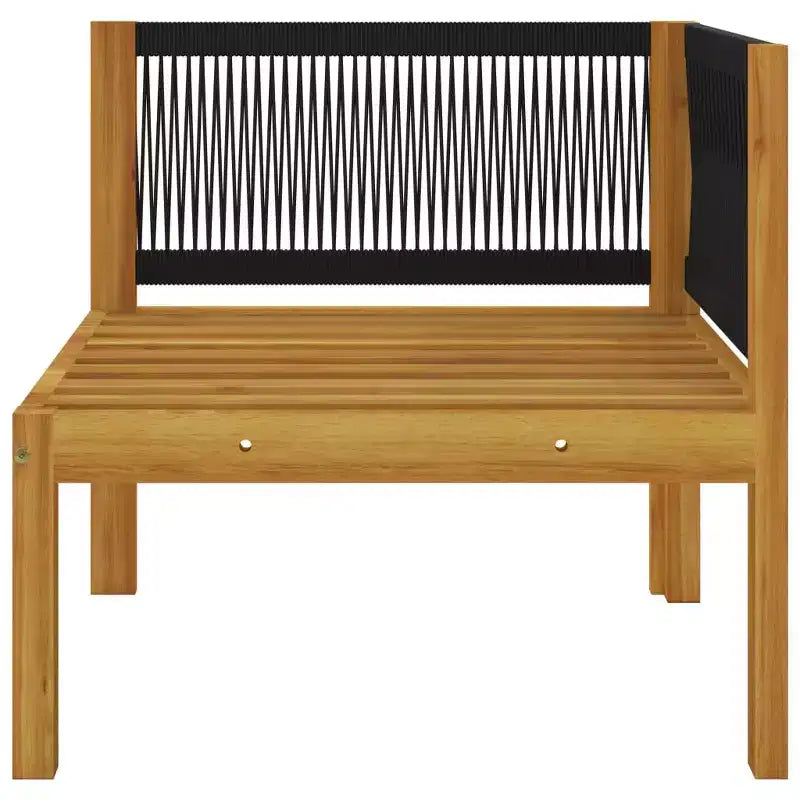 vidaXL Set Divani da Giardino Divano Componibile da Esterno con Cuscini in Legno Massello di Acacia
