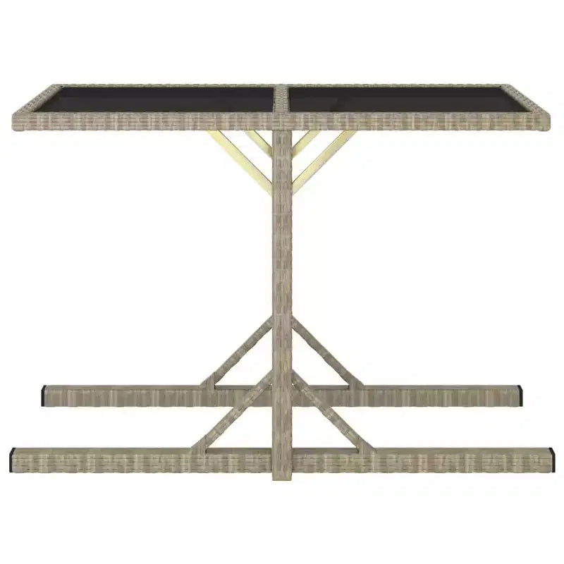 vidaXL Set da pranzo da giardino 3 pezzi per patio esterno - Beige