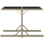 vidaXL Set da pranzo da giardino 3 pezzi per patio esterno - Beige