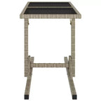 vidaXL Set da pranzo da giardino 3 pezzi per patio esterno - Beige