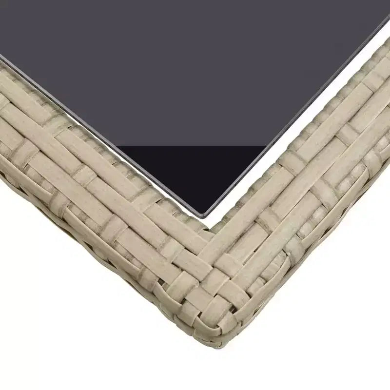 vidaXL Set da pranzo da giardino 3 pezzi per patio esterno - Beige