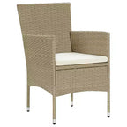 vidaXL Set da pranzo da giardino 3 pezzi per patio esterno - Beige