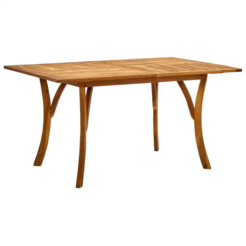 vidaXL Set da pranzo Beige Legno massello di acacia, polyrattan, Cuscini in poliestere