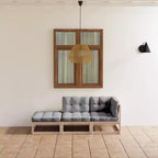 vidaXL Salon de jardin modulaire, carré et moderne