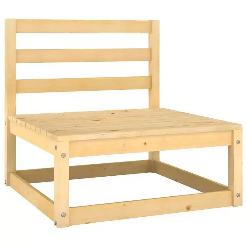 vidaXL Set divani da giardino legno naturale