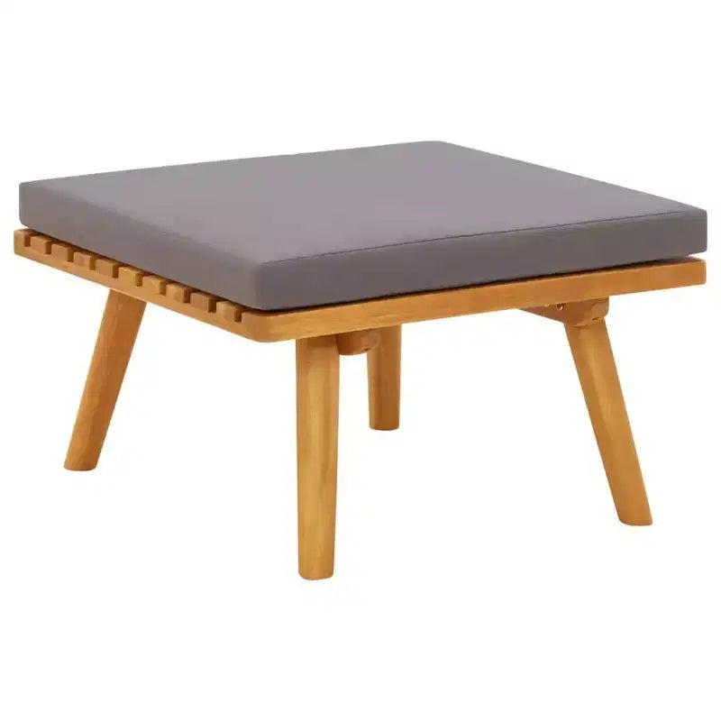 vidaXL Set di Divani da Esterno Modulari con Cuscini, in Legno Massello di Acacia