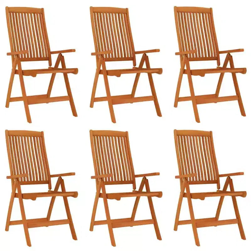 vidaXL Set pranzo da giardino con tavolo allungabile e sedie in legno massello di eucalipto