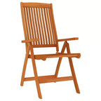 vidaXL Set pranzo da giardino con tavolo allungabile e sedie in legno massello di eucalipto
