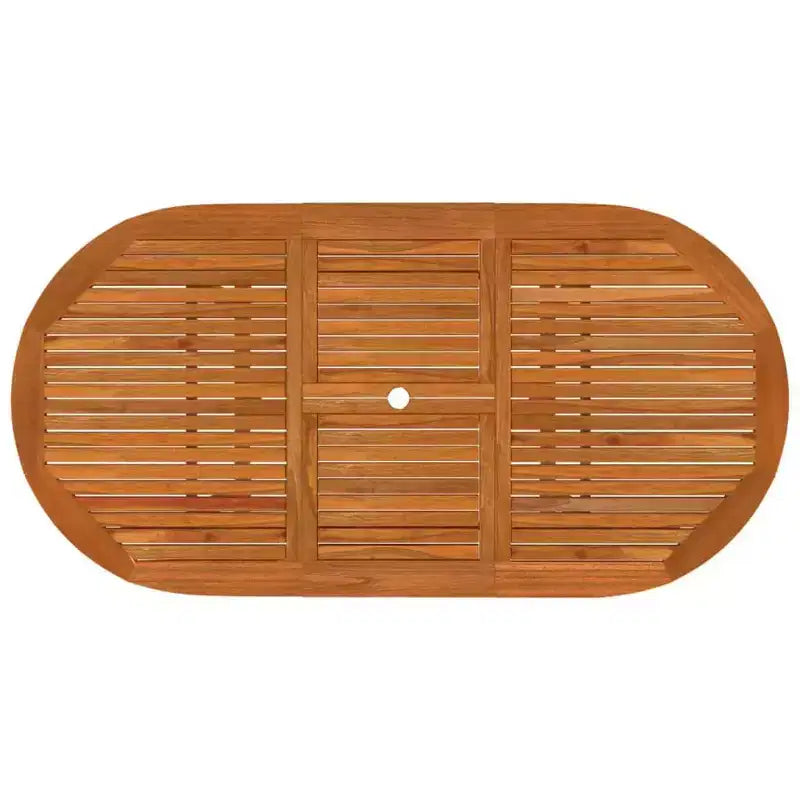 vidaXL Set pranzo da giardino con tavolo allungabile e sedie in legno massello di eucalipto
