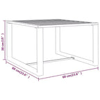 vidaXL Set Divani da Giardino Set Divani Sezionali da Esterno Tavolo Alluminio Antracite