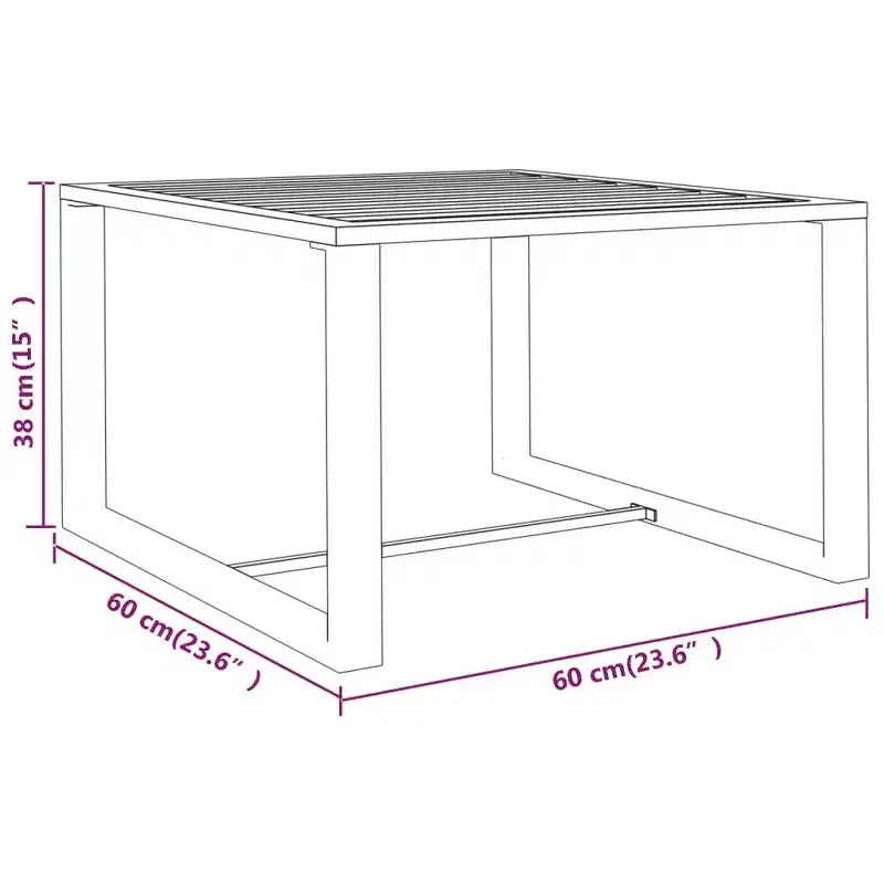 vidaXL Set Divani da Giardino Set Divani Sezionali da Esterno Tavolo Alluminio Antracite
