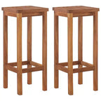 vidaXL Set di Mobili Bar da Esterno Tavolo e Sedie in Legno Massello di Acacia per Giardino Balcone