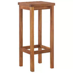 vidaXL Set di Mobili Bar da Esterno Tavolo e Sedie in Legno Massello di Acacia per Giardino Balcone