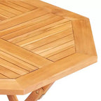 vidaXL Mobilier de jardin Teck Bois de teck massif Petit pliable