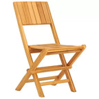 vidaXL Ensemble de salle à manger d'extérieur Table et chaises 5 pièces en bois de teck massif