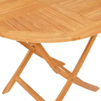 vidaXL Ensemble de salle à manger d'extérieur Table et chaises 5 pièces en bois de teck massif