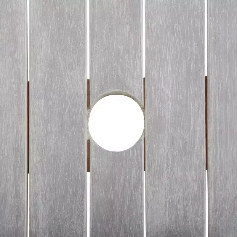 vidaXL Set da pranzo da esterni Tavolo e sedie Set mobili Legno massello di acacia Grigio