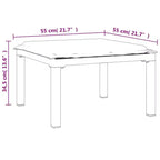 vidaXL Set Divani da Giardino 6 pz in Polyrattan Nero e Grigio
